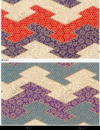 日本花纹图案高精度电分图片