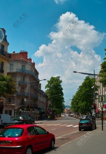 法国第戎街景图片