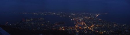 日本北海道函館山夜景图片