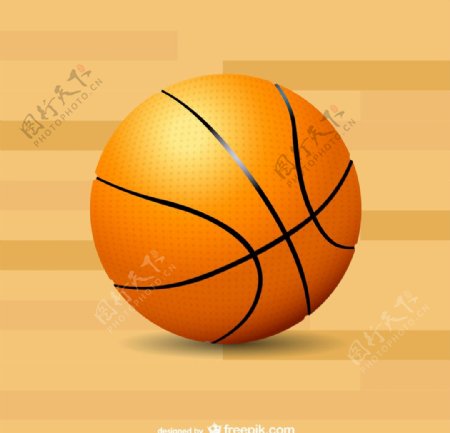 写实篮球图片