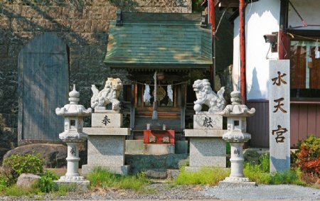 日本小神社图片