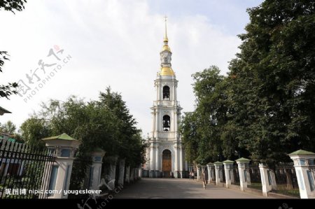 莫斯科尖顶小教堂图片