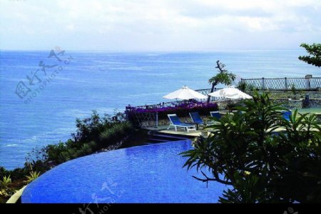 巴厘岛泳池图片