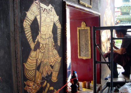 泰国皇宫壁画图片