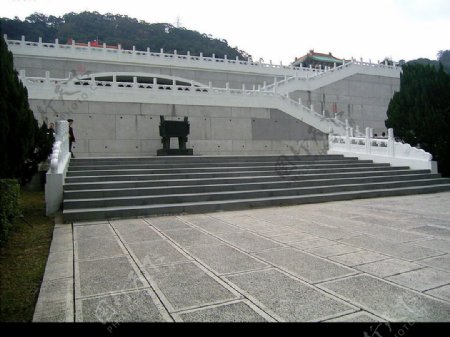 台灣台北台北國立故宮博物院步道图片