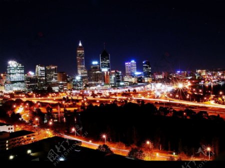 澳洲城市夜景图片