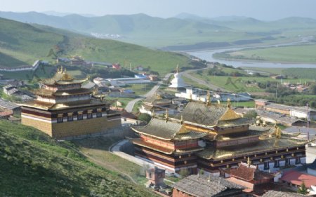 拉卜楞寺藏区图片