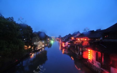 傍晚的丽江图片