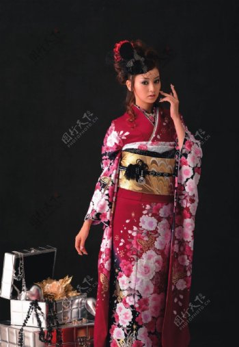 日本女性和服写真图片