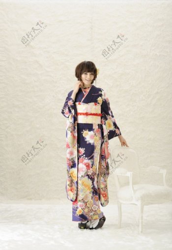 日本女性和服写真图片