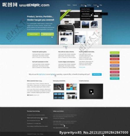 网页面设计网站UI图片
