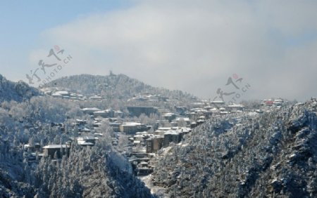 庐山冬雪图片