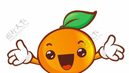可爱橙子图片