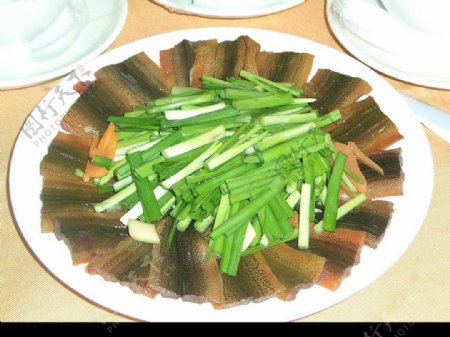 韭菜炒黄鳝图片