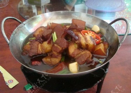干锅坛肉图片