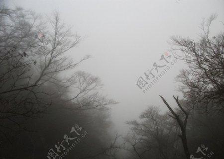 尧山云雾图片
