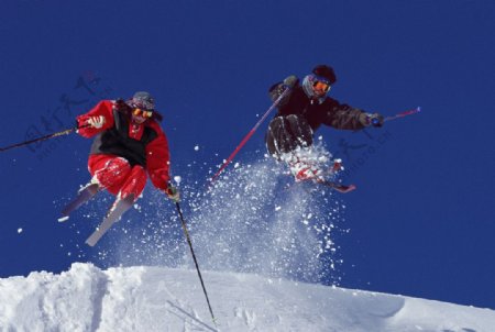 滑雪选手图片