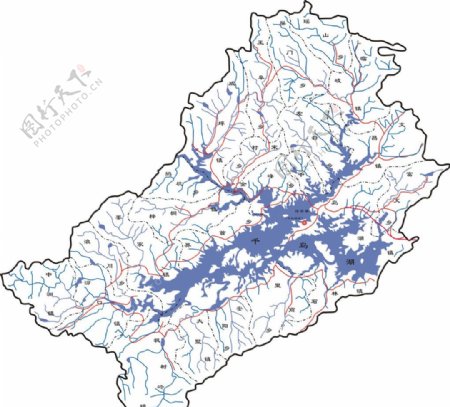 淳安县行政区划图图片