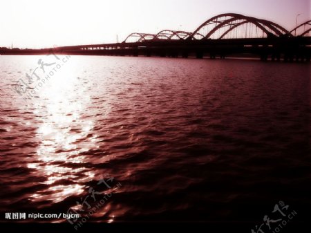 灞河桥图片