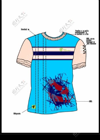 T恤衫花纹146图片