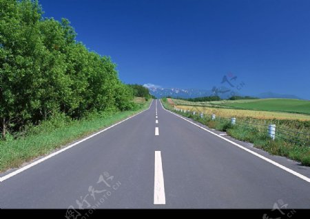 道路风景图片