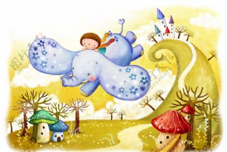 童话世界小飞象图片