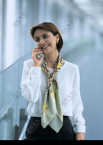 女人上班族電話通訊科技图片