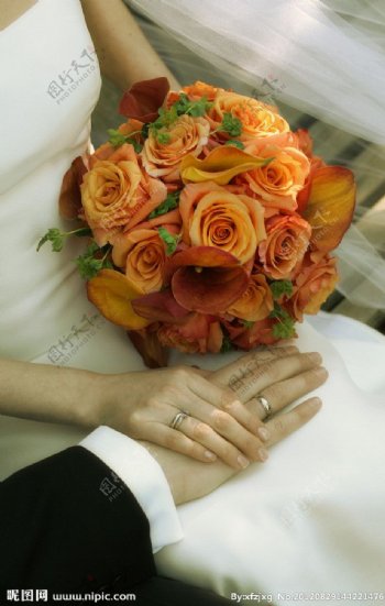 婚礼鲜花图片
