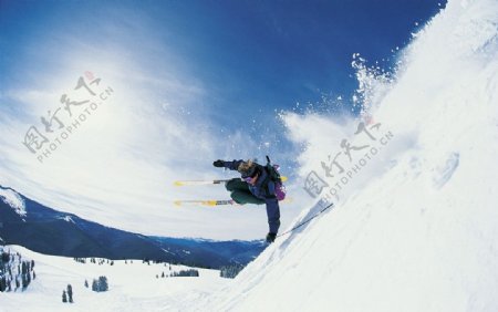 滑雪高清壁纸图片