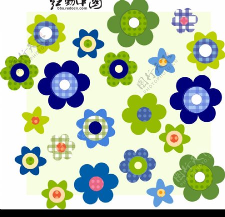 韩国花纹素材之二图片