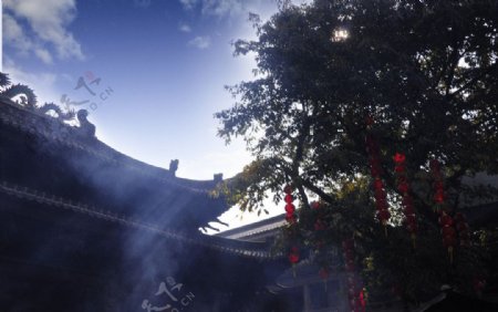 广州寺庙春节图片