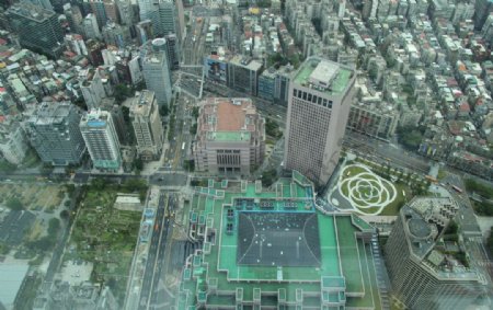 101大厦俯视地面图片