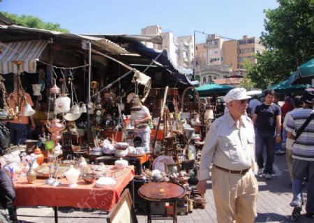 雅典跳蚤市场图片