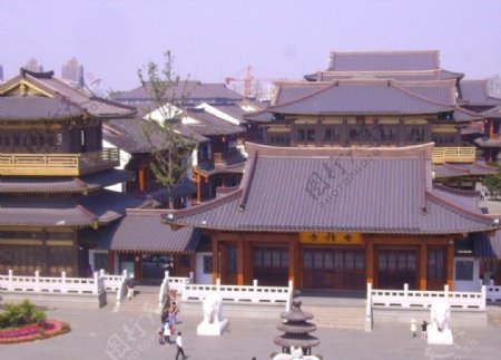 寺庙正门图片
