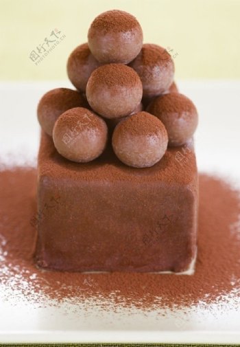 巧克力甜点糕点图片