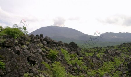 淺間山溶岩图片