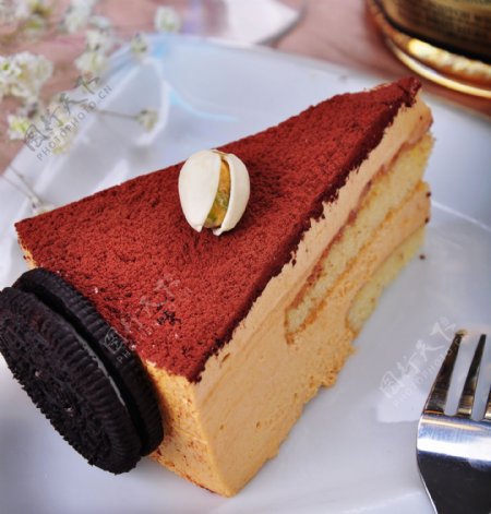 提拉米苏慕斯蛋糕图片
