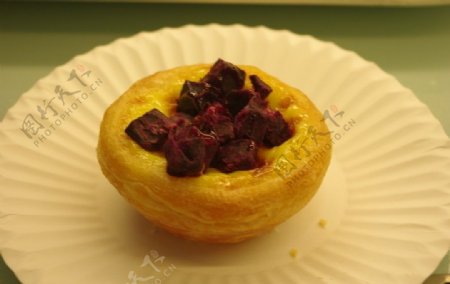 紫薯蛋挞图片