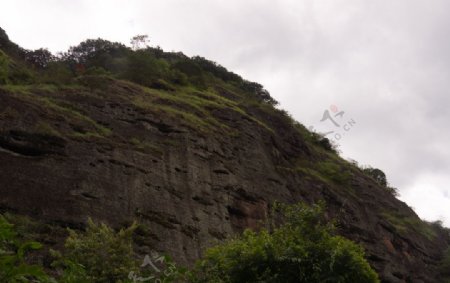 五指石悬崖景观图片