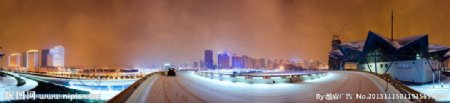 郑东新区城市夜景图片