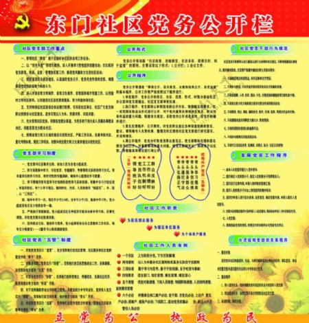 社区党务公开栏图片