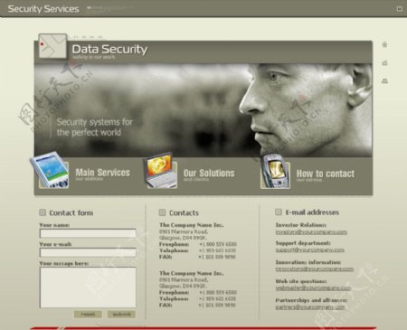 IT行业类服务网站图片