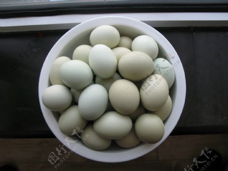 绿壳鸡蛋图片