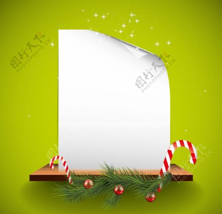 圣诞背景白板图片