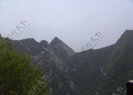 华山山峰图片