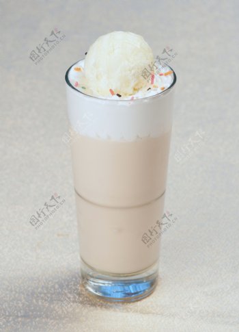 雪顶焦糖奶茶图片