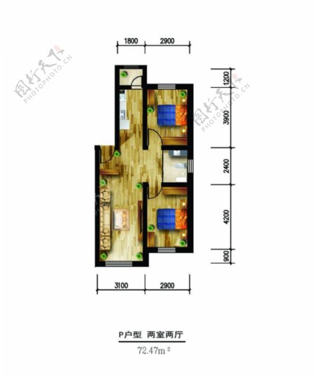 室内平面布置图图片