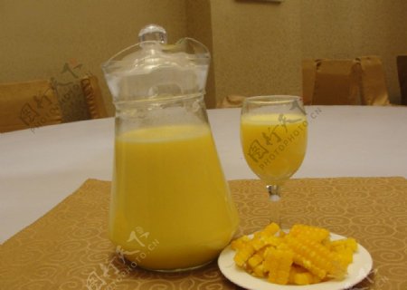玉米汁图片