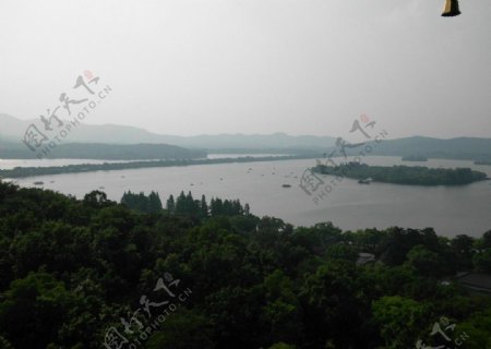 西湖景观图片