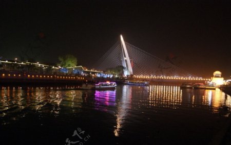 夜色天津多新景图片